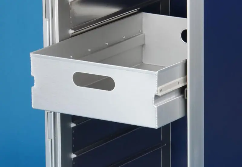 Half Size Food Beverage Catering Trolley for Airport Airline Aircraft